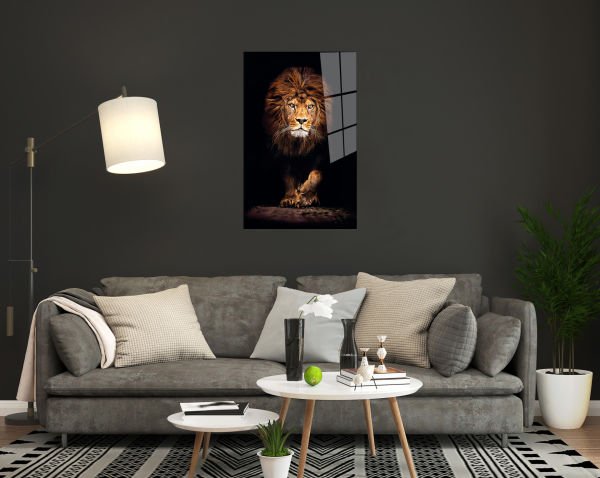 Aslan Cam Tablo