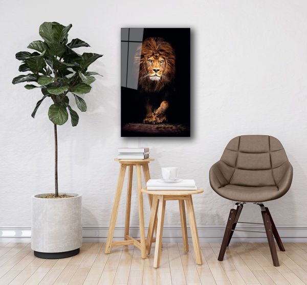 Aslan Cam Tablo