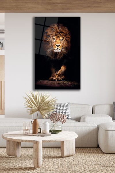 Aslan Cam Tablo