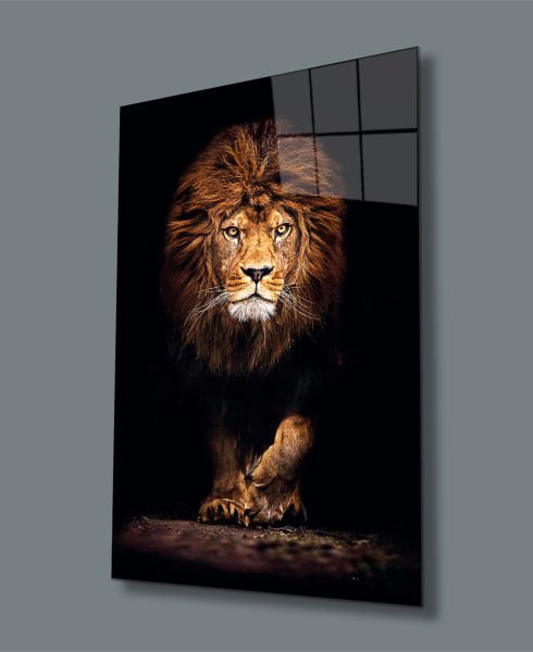Aslan Cam Tablo