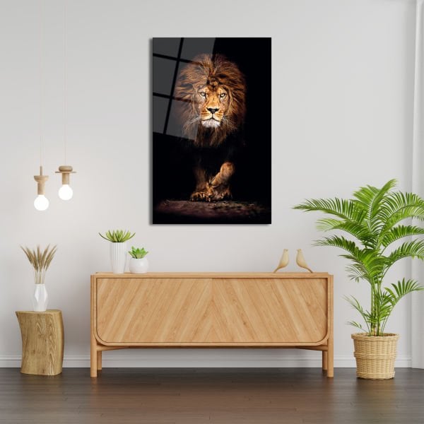 Aslan Cam Tablo