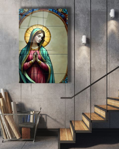 Vitray Meryem Ana Cam Tablo