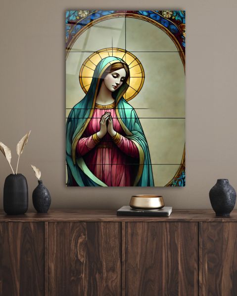 Vitray Meryem Ana Cam Tablo