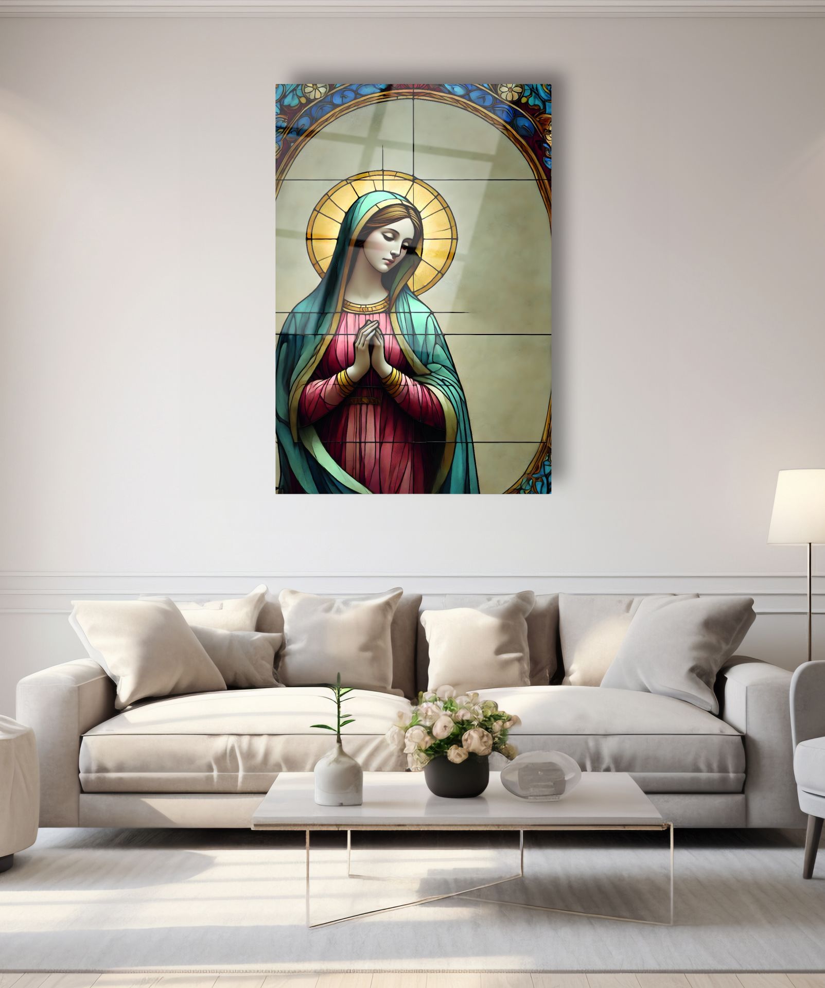 Vitray Meryem Ana Cam Tablo