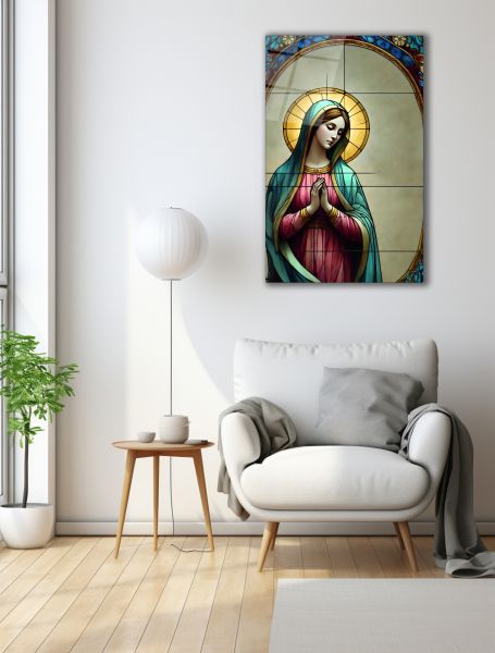 Vitray Meryem Ana Cam Tablo